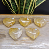 Limoniet kwarts hartje