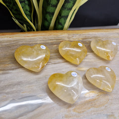 Limoniet kwarts hartje