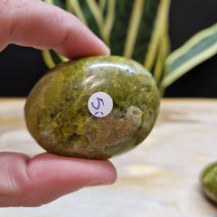 Groene opaal handstenen