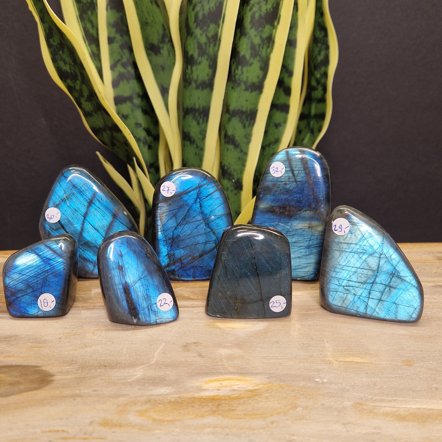AA blauwe labradoriet sculptuur