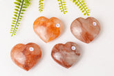 Hartjes van hematoïde kwarts