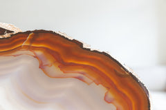 Agaatschijf op standaard