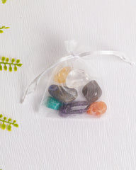 Chakra setje in organza zakje