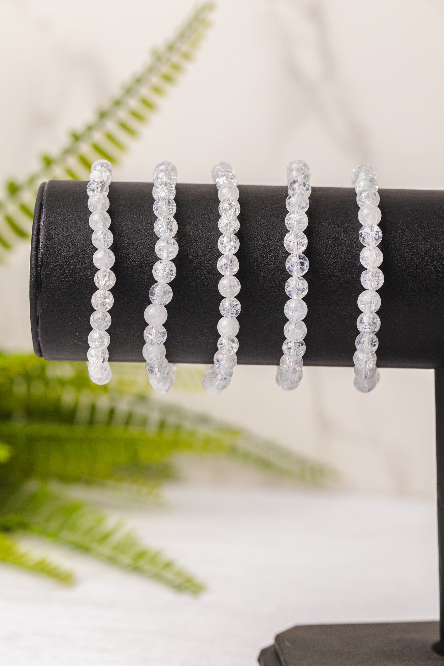 Div. soorten kogelarmbanden 6mm - 3e gratis