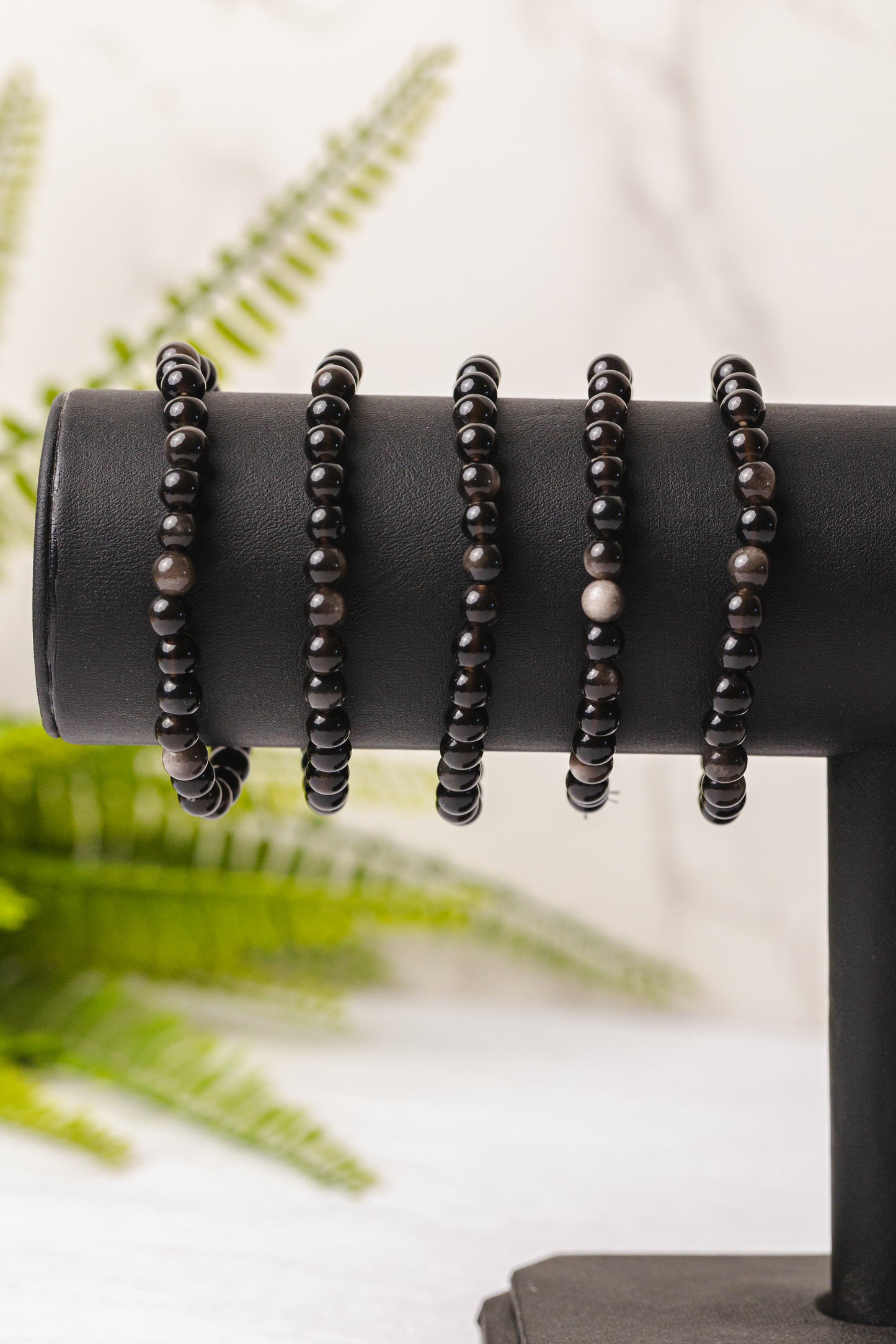 Div. soorten kogelarmbanden 6mm - 3e gratis