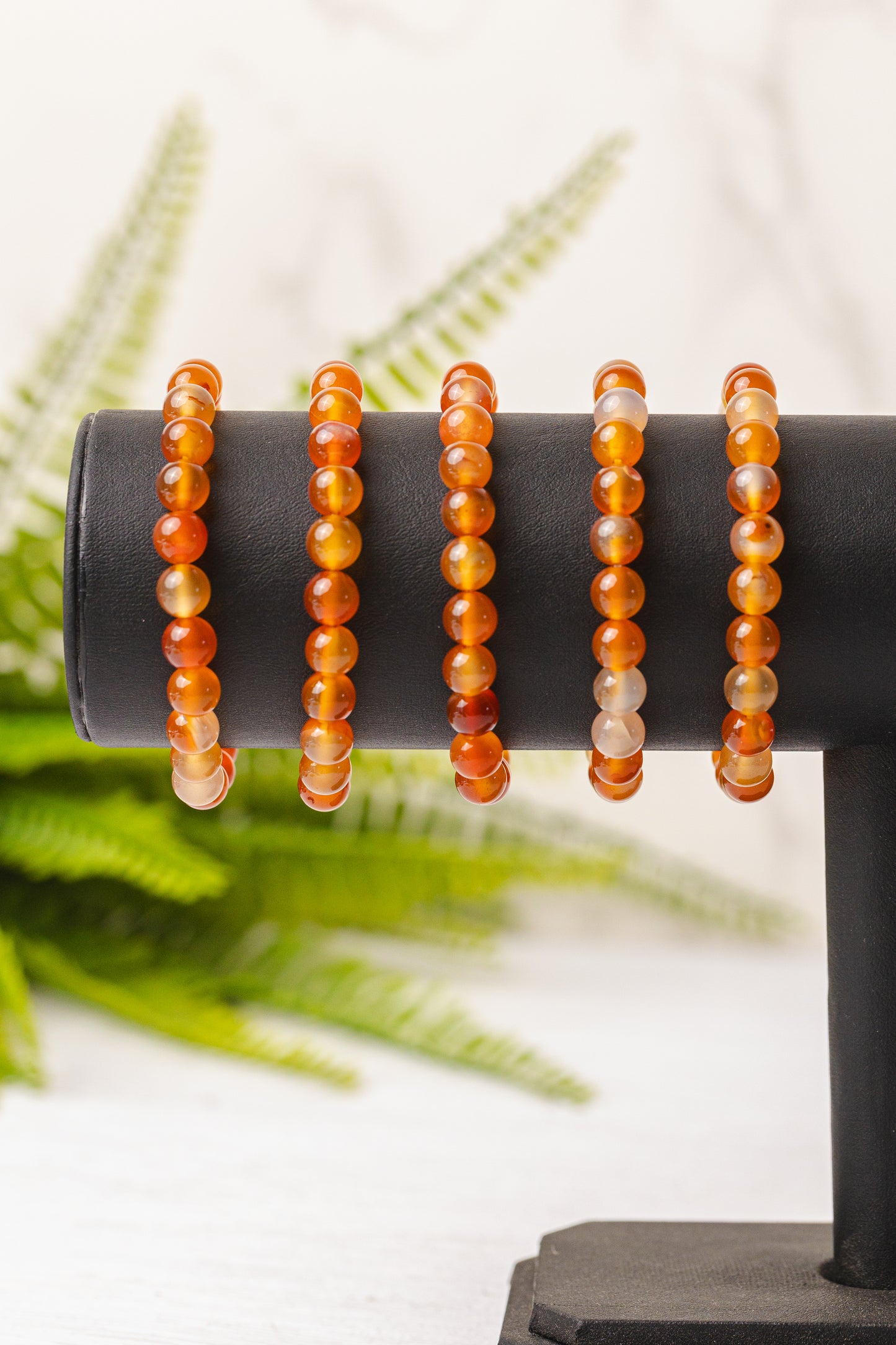 Div. soorten kogelarmbanden 8mm - 3e gratis