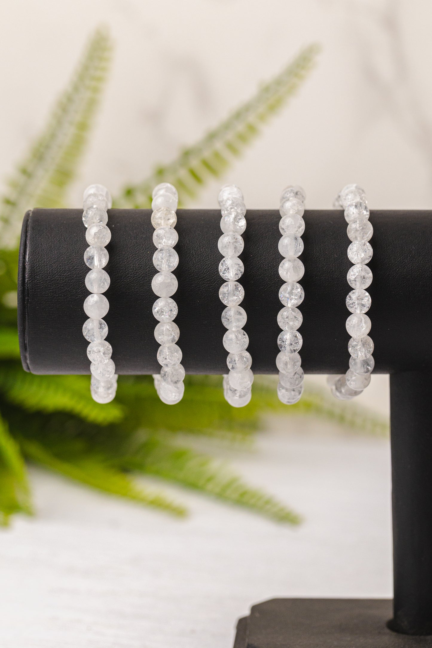 Div. soorten kogelarmbanden 8mm - 3e gratis