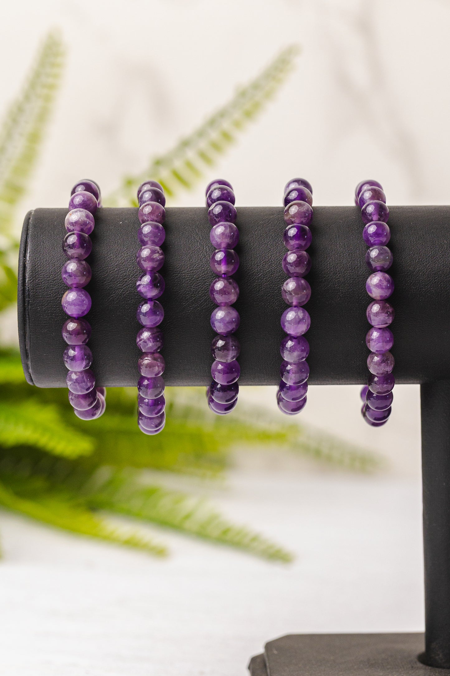 Div. soorten kogelarmbanden 8mm - 3e gratis