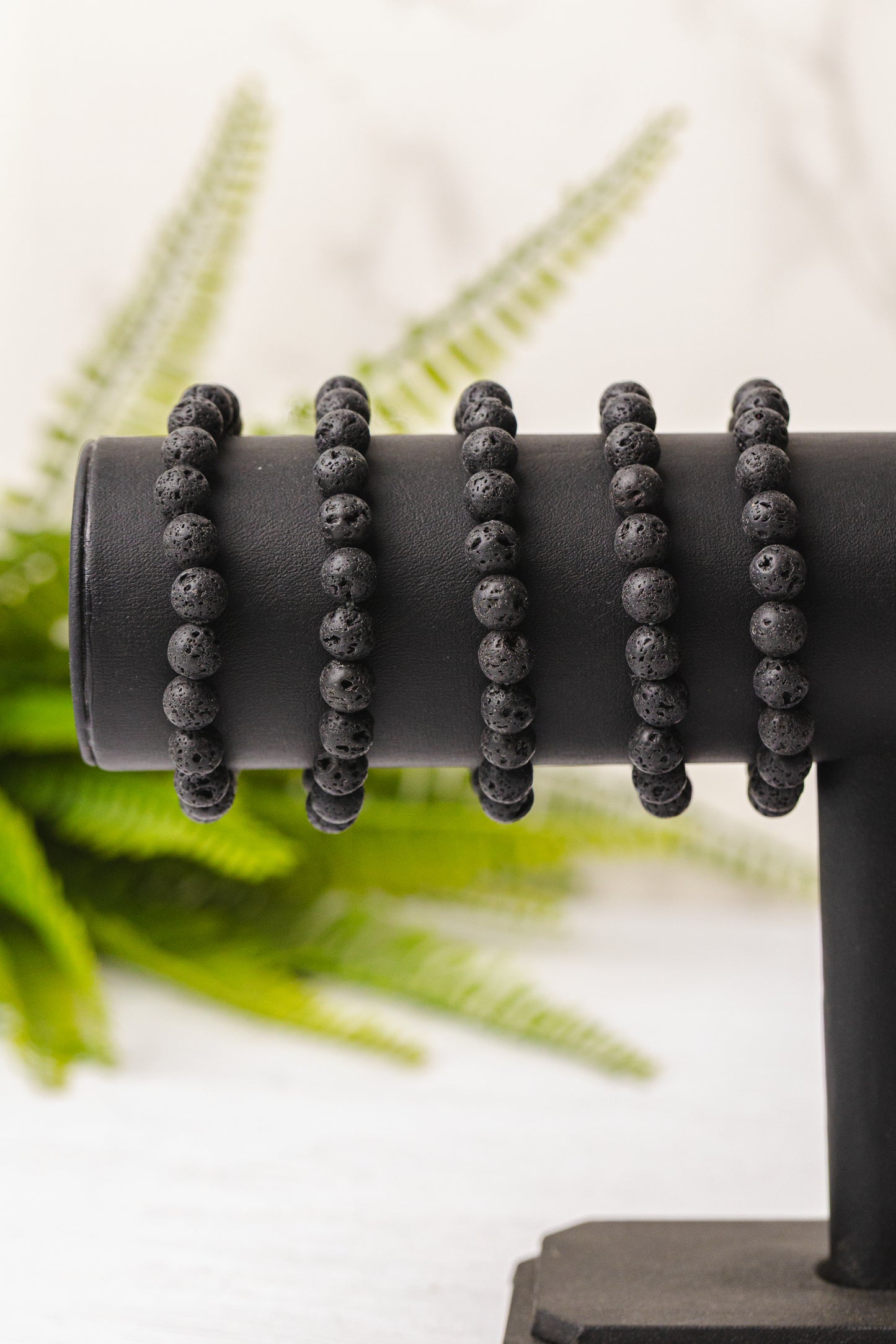 Div. soorten kogelarmbanden 8mm - 3e gratis