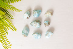 Larimar trommelstenen