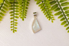 Zilveren maansteen hanger