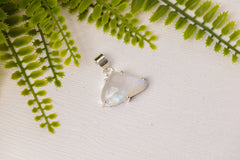 Zilveren maansteen hanger