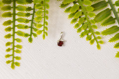 Zilveren hanger mini - amethist, citrien en granaat