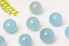 Aquamarijn bolletjes
