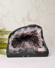 Amethist Geode met Mosagaat