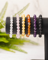 Div. soorten kogelarmbanden 8mm - 3e gratis