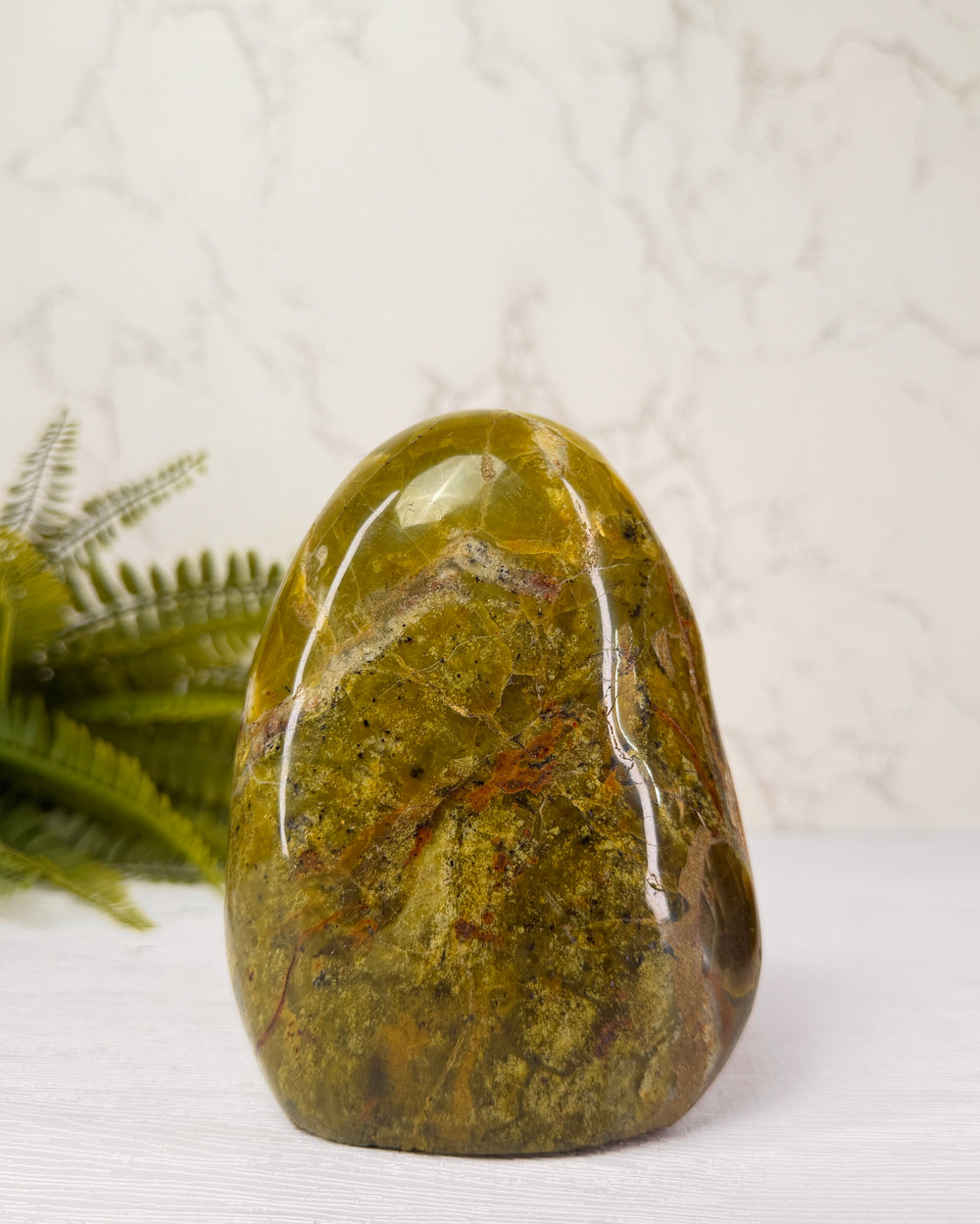 Groene Opaal sculptuur XL nummer 3