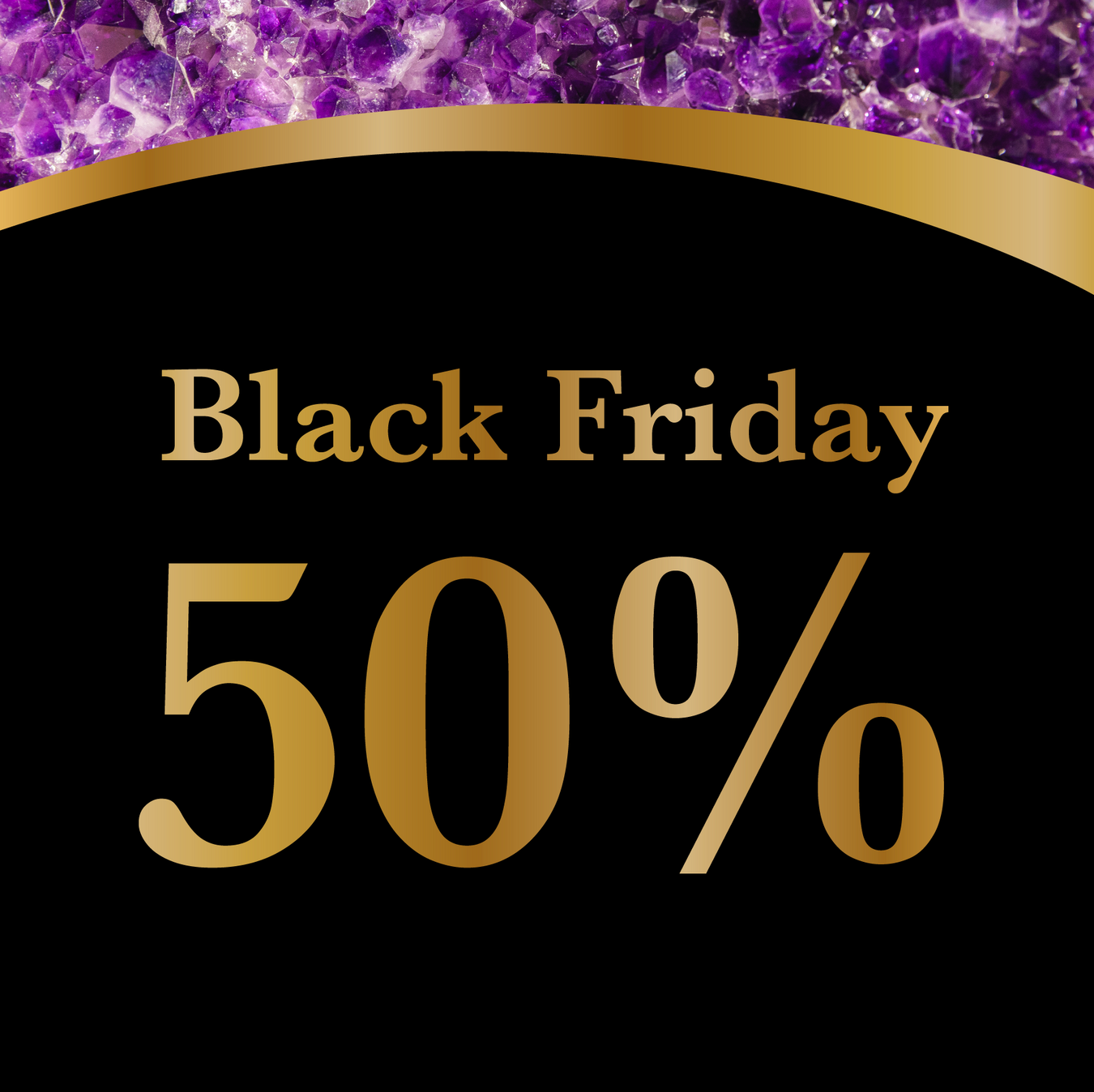 Black Friday Special 50% korting!