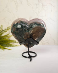Amethist Hart op standaard
