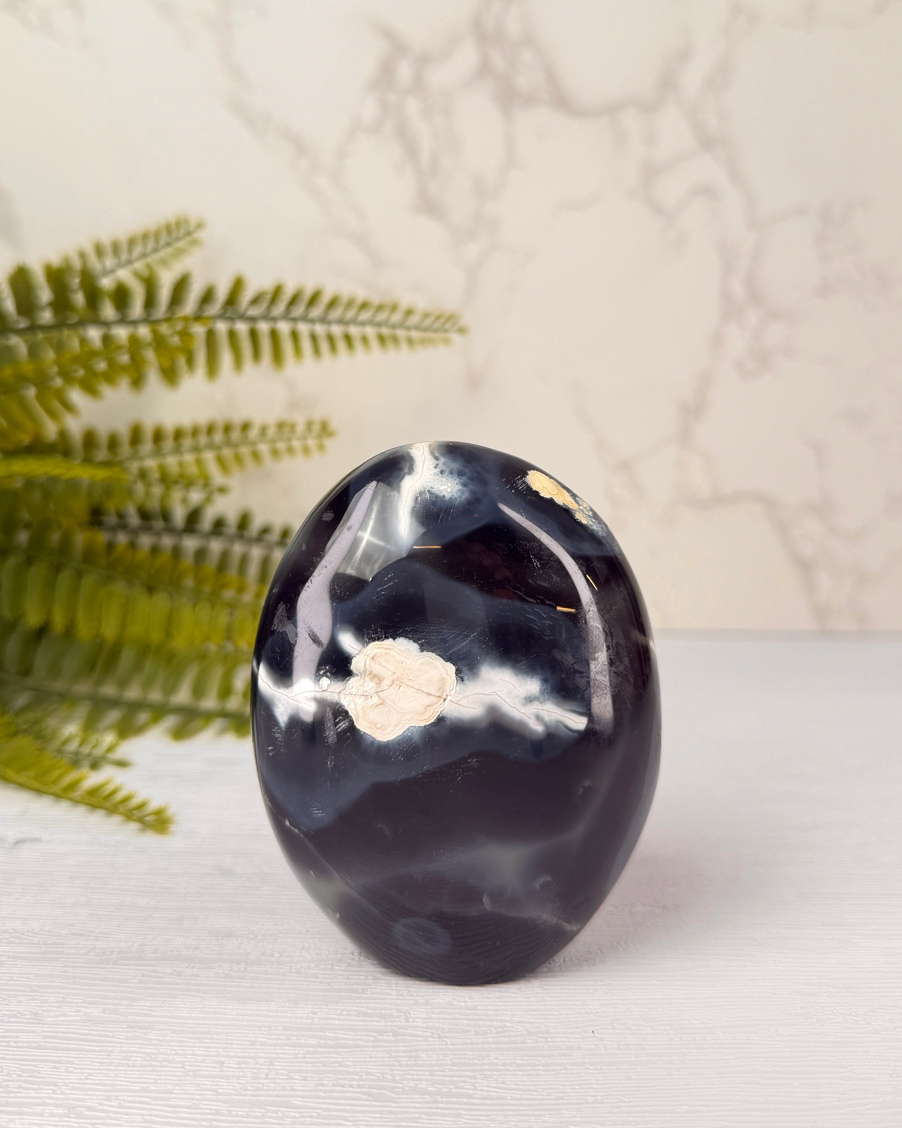 Orca Agaat sculptuur