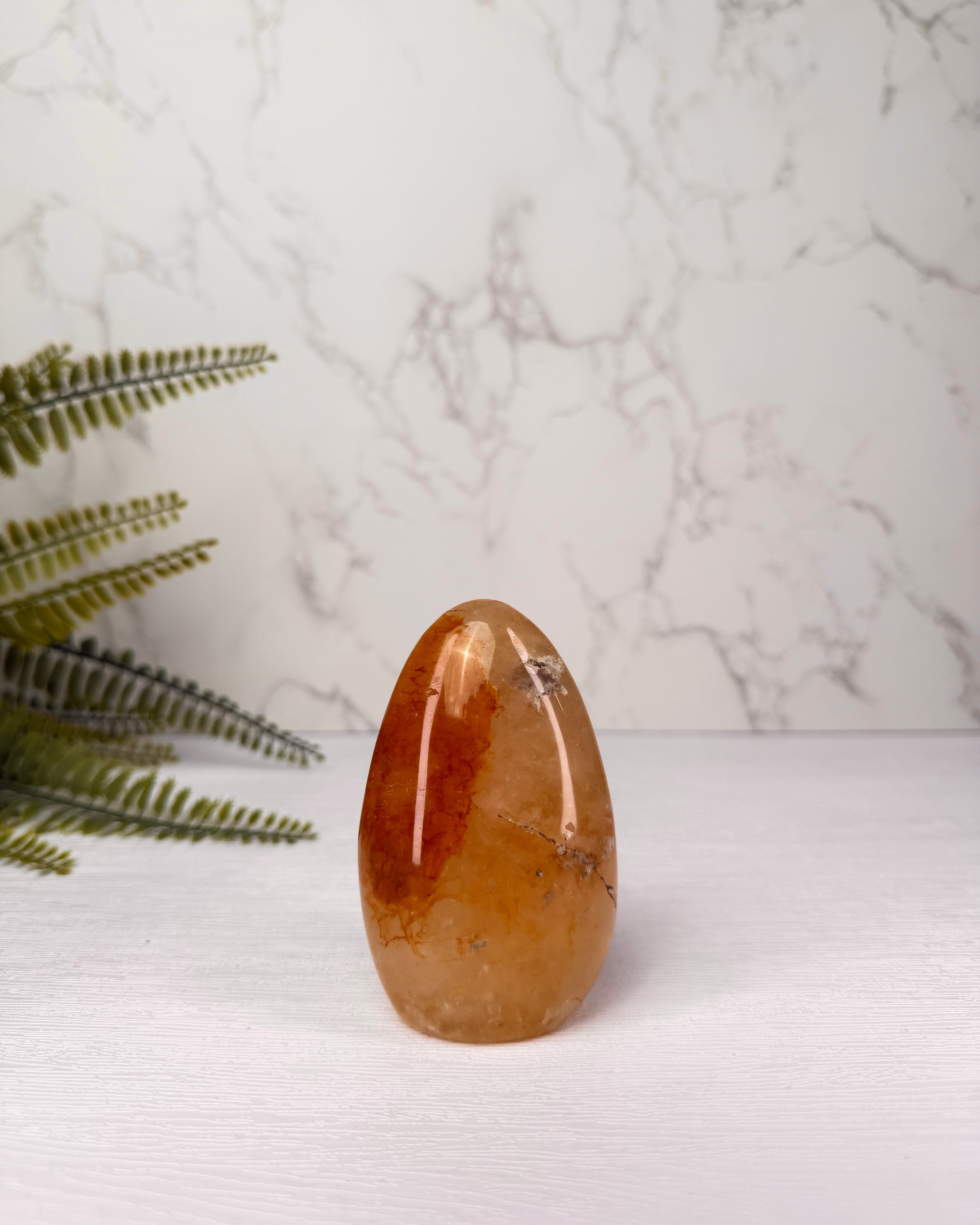 Limoniet kwarts sculptuur