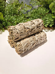 Witte salie smudge stick - 10 cm