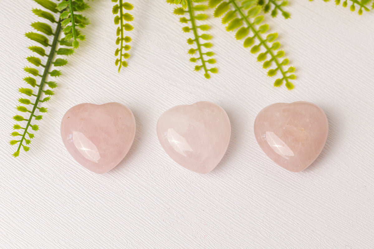 Rozenkwarts hartjes