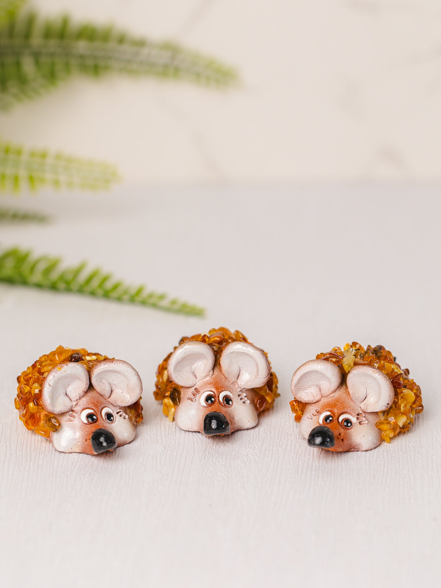 Barnsteen egel groot