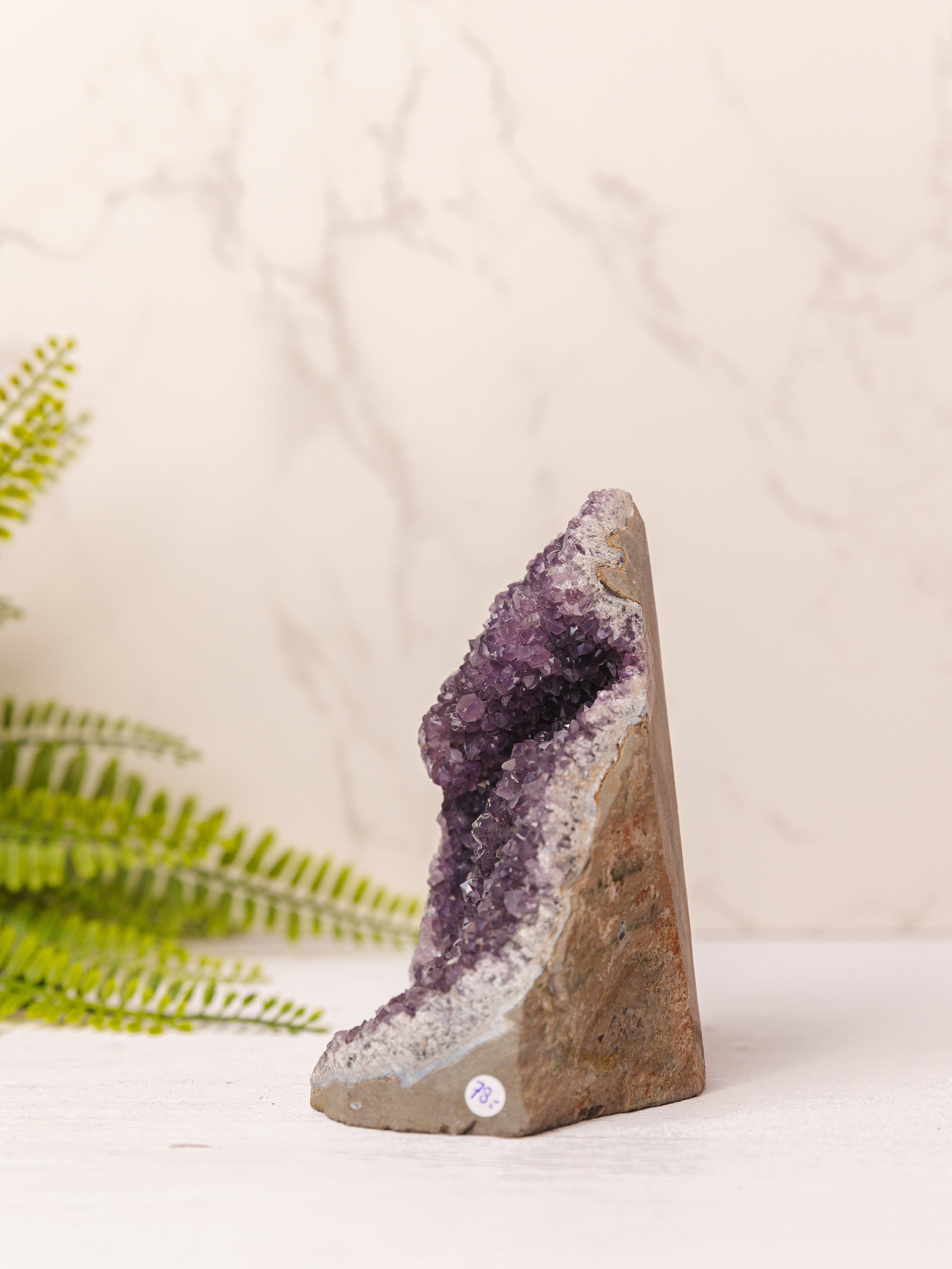 Amethist cutbase #1 - 16cm hoog