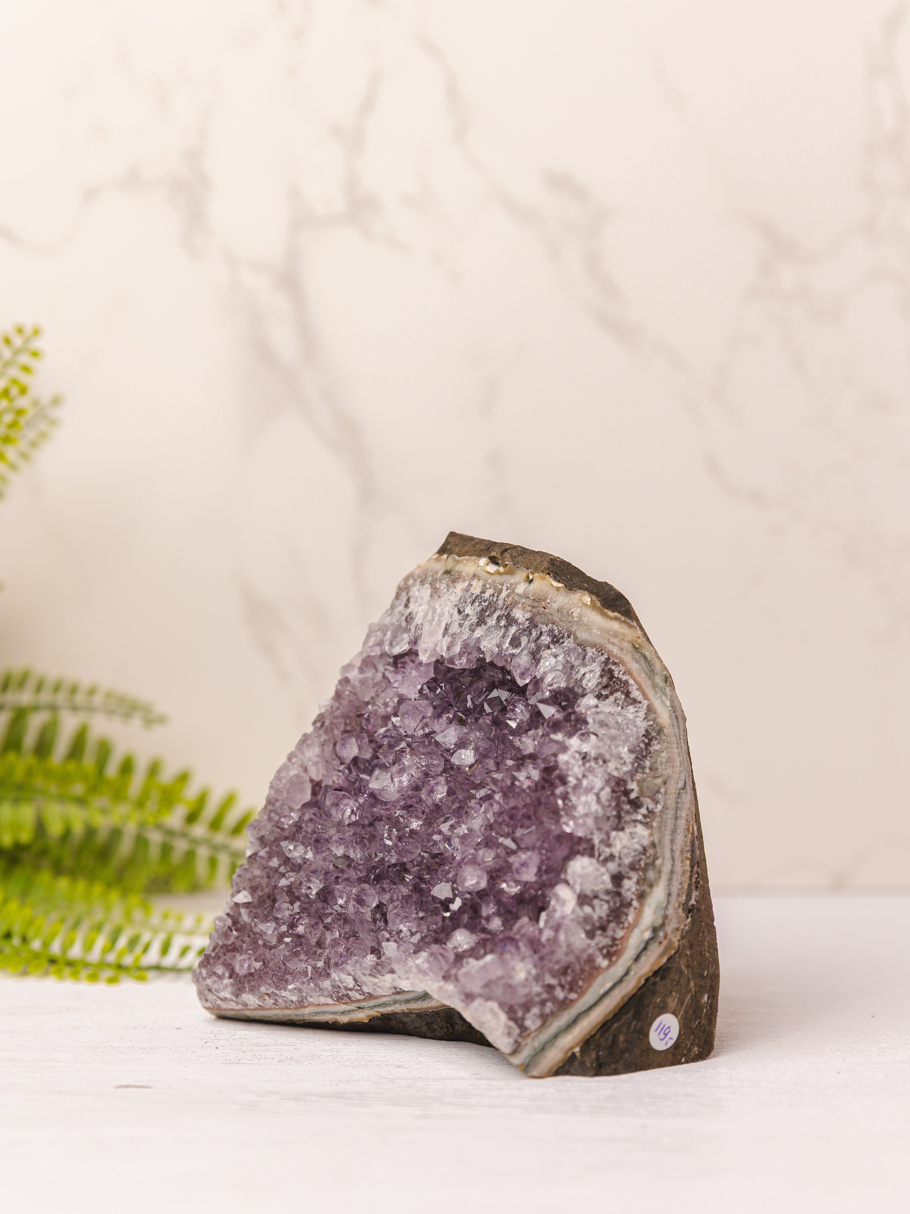 Amethist cutbase #2 - 12.5 cm hoog