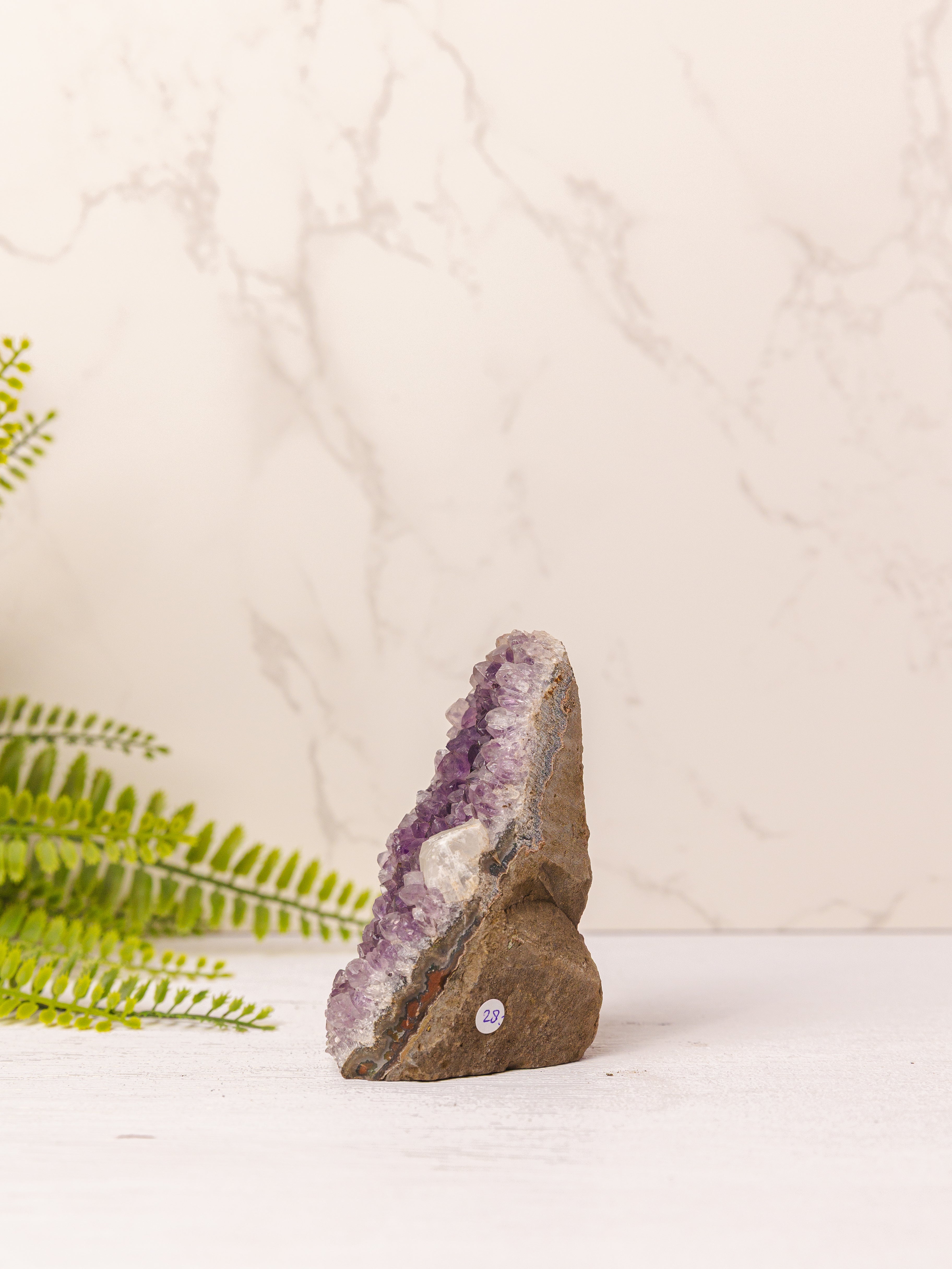 Amethist cutbase #6 - 11cm hoog