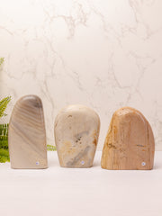 Flint jaspis sculpturen