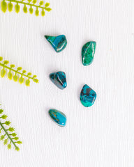 Chrysocolla trommelsteen