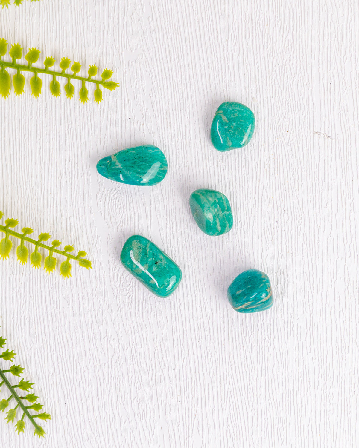 Amazoniet trommelsteen