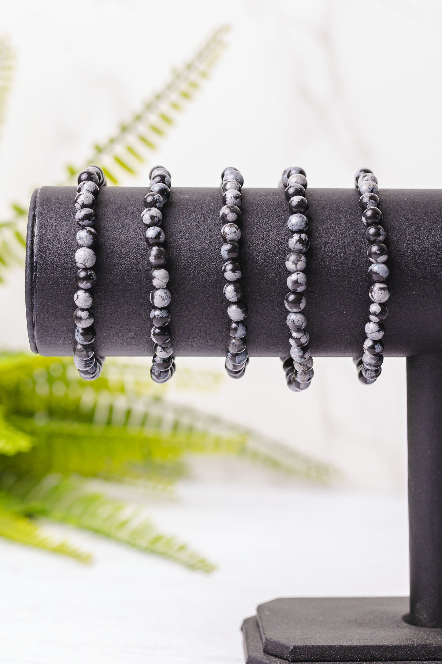 Div. soorten kogelarmbanden 6mm - 3e gratis