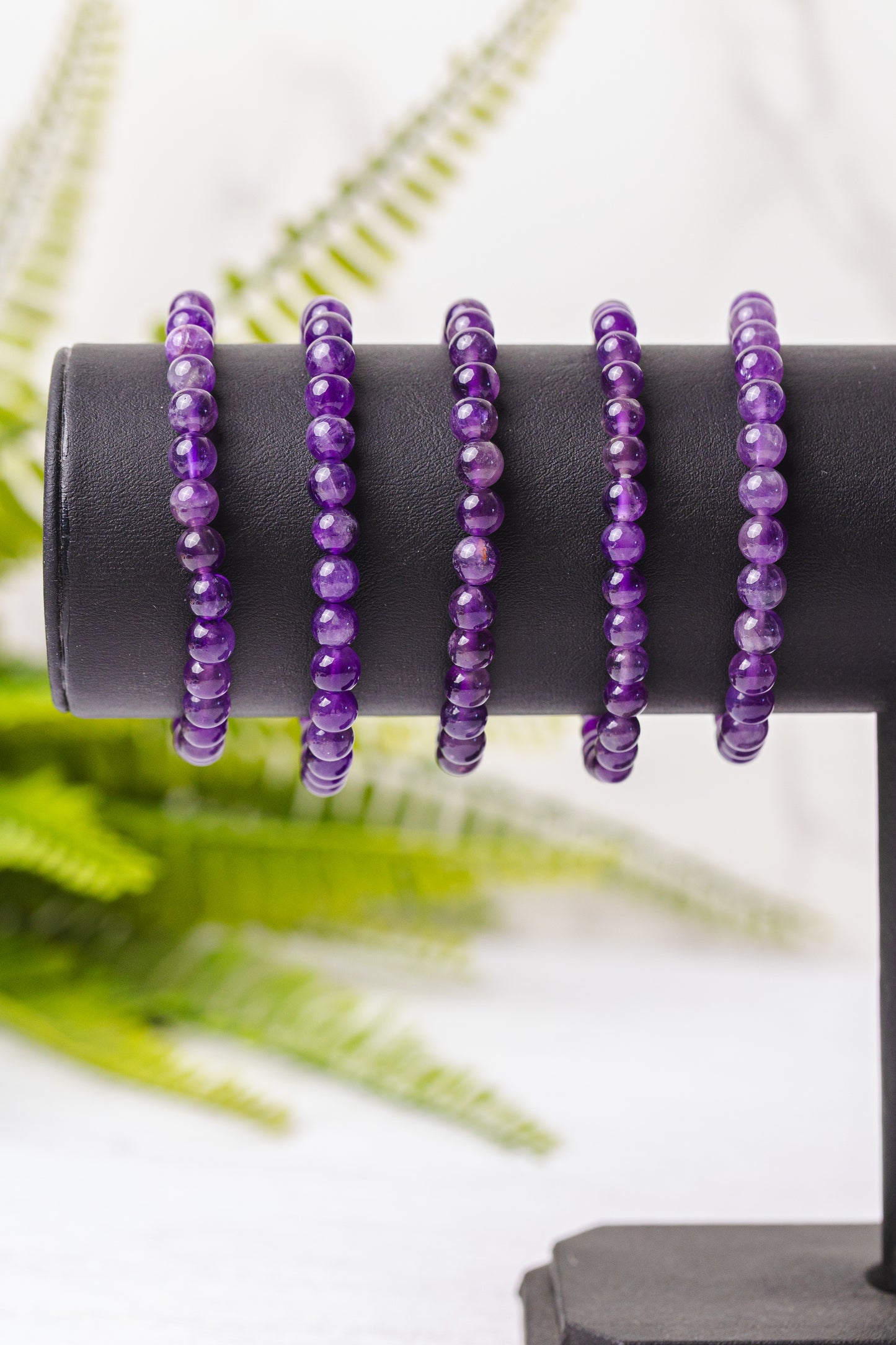 Div. soorten kogelarmbanden 6mm - 3e gratis