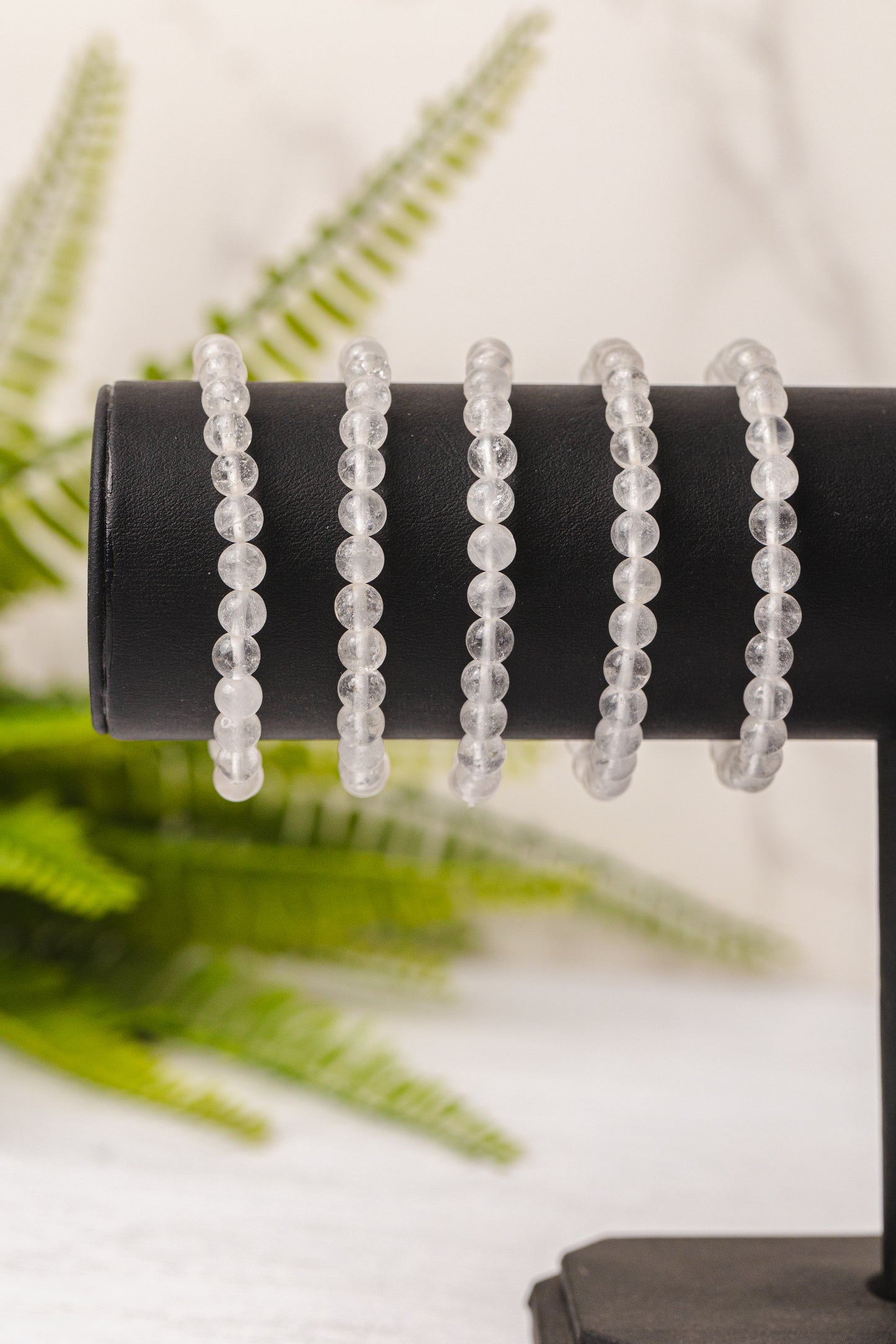 Div. soorten kogelarmbanden 6mm - 3e gratis