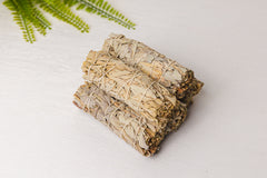 Witte salie smudge stick - 10 cm