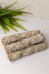 Witte salie smudge stick - 20 cm