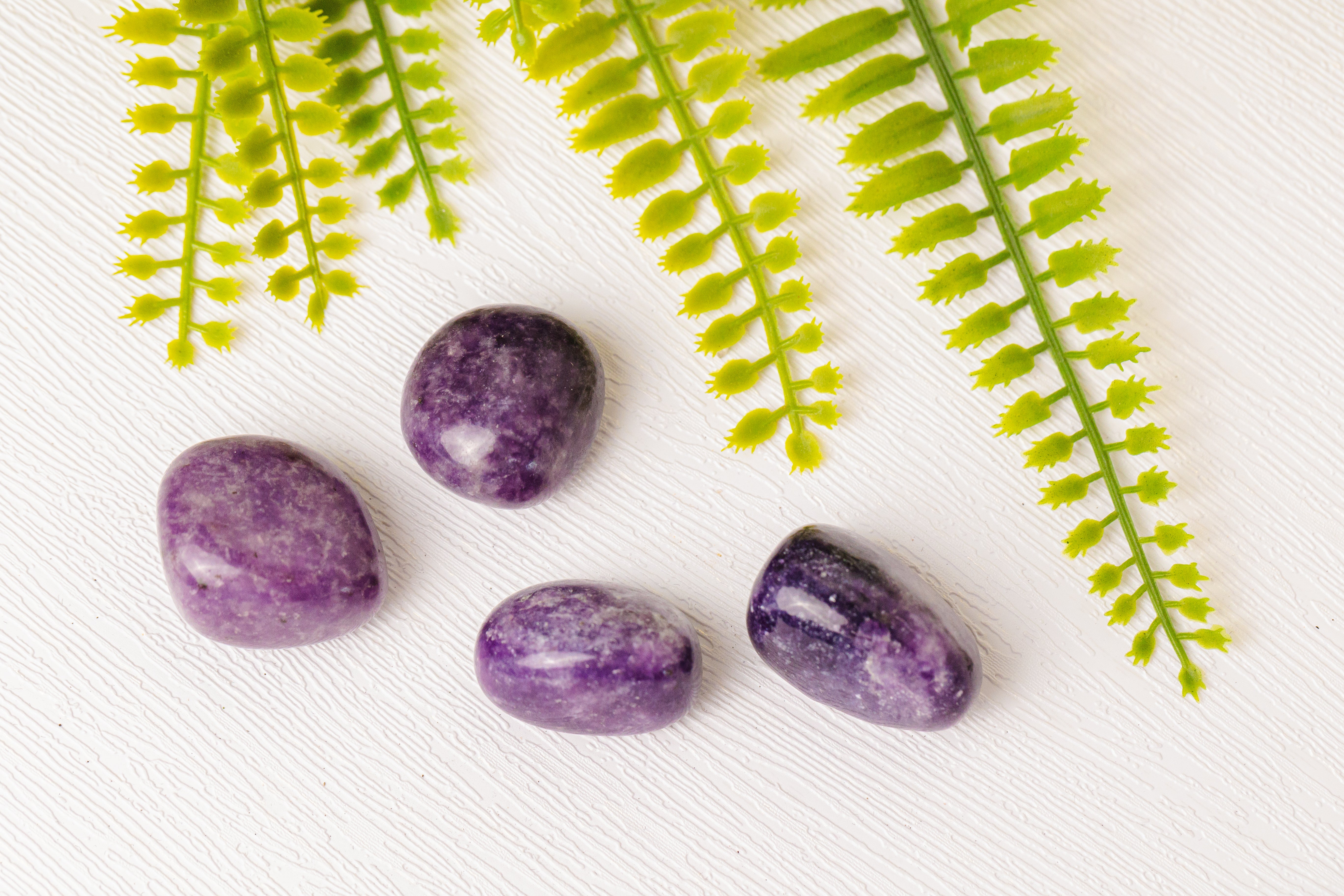 Lepidoliet trommelstenen