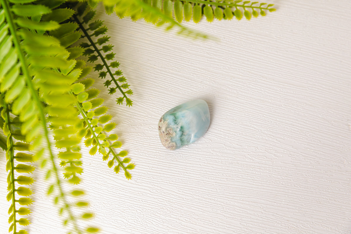 Larimar trommelstenen