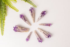 Ruwe Amethist puntjes