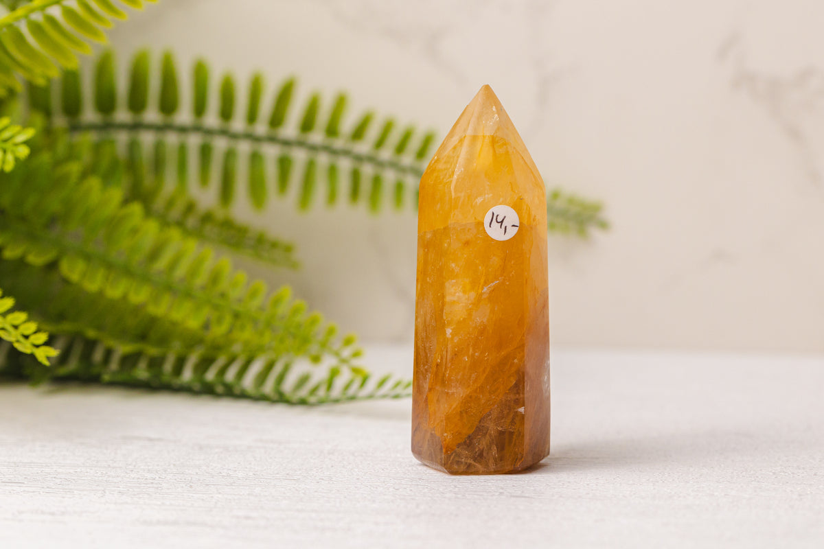 Limoniet kwarts punten