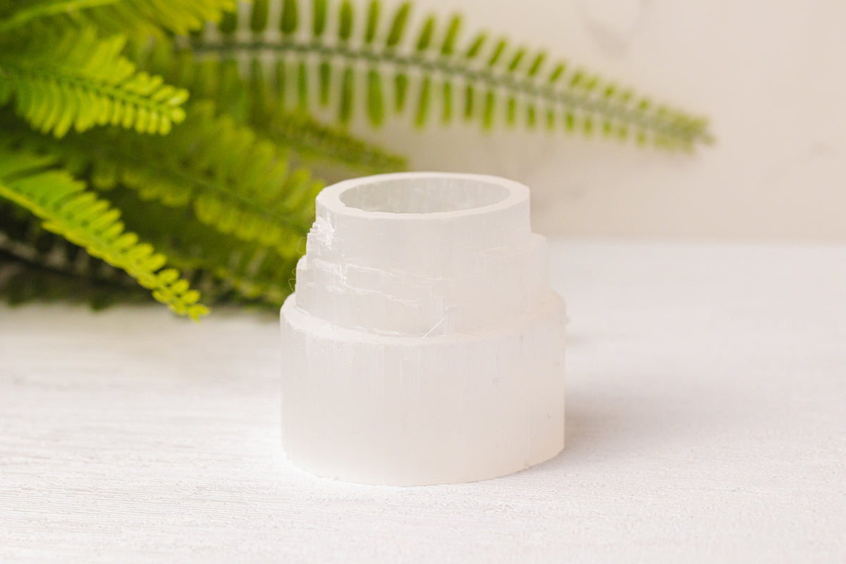 Seleniet theelichthouder