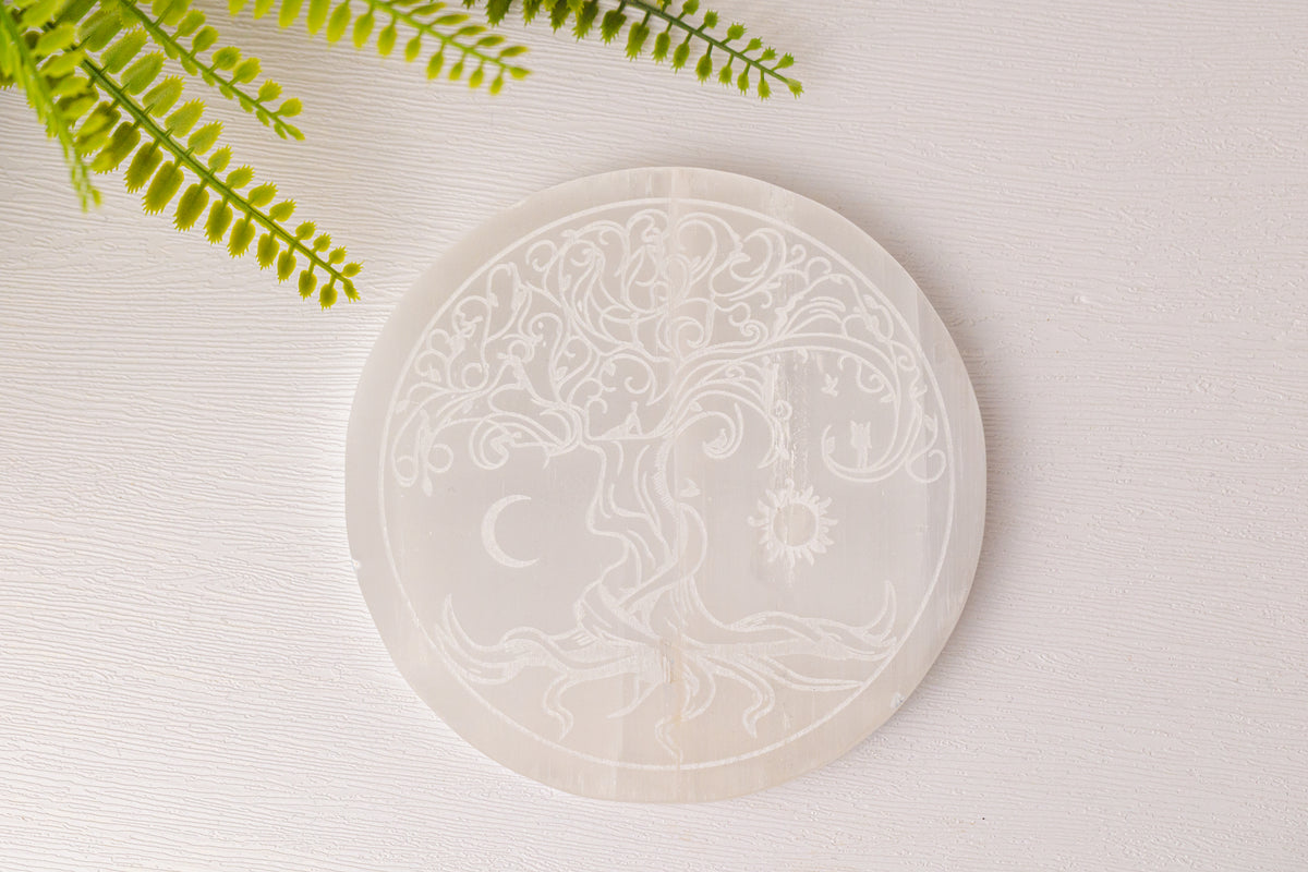 Seleniet onderzetter levensboom