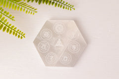 Seleniet onderzetter chakra