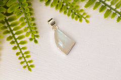 Zilveren maansteen hanger