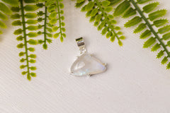 Zilveren maansteen hanger