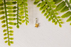 Zilveren hanger mini - amethist, citrien en granaat