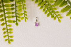 Zilveren hanger mini - amethist, citrien en granaat